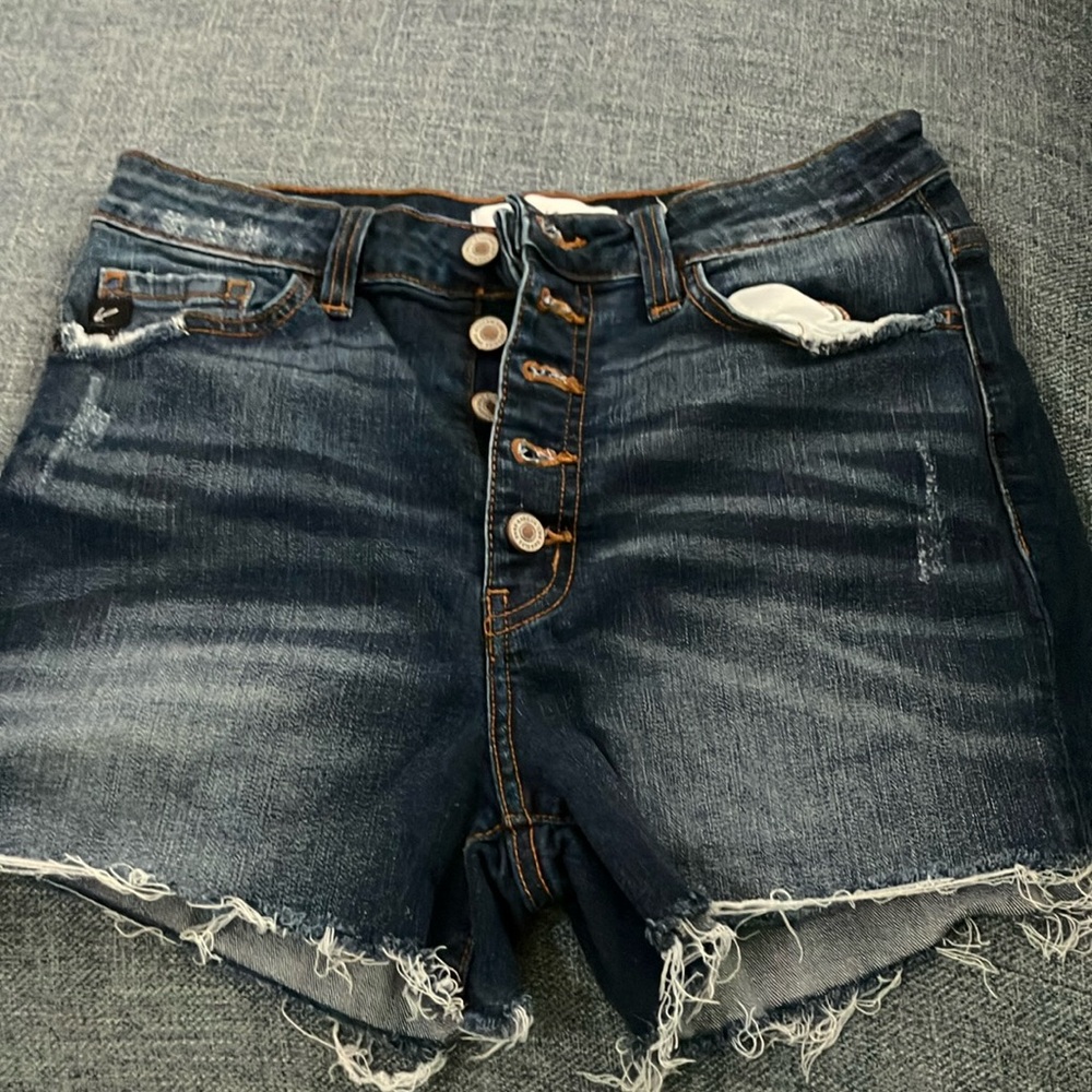 Kancan high rise jean shorts